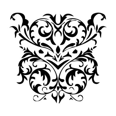 Güzel çiçek sanatı ve mandala vektör tasarımı