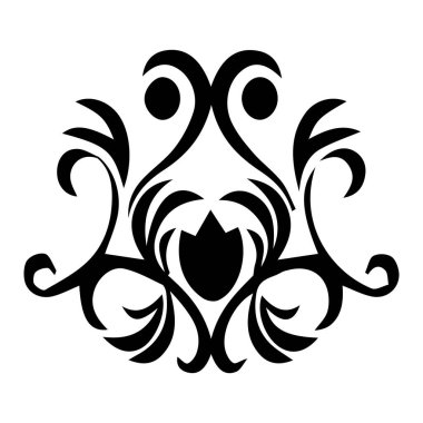 Güzel çiçek sanatı ve mandala vektör tasarımı