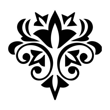 Güzel çiçek sanatı ve mandala vektör tasarımı