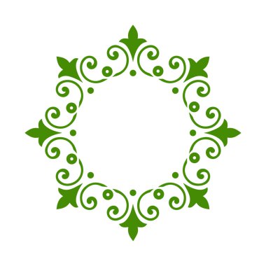 Güzel çiçek sanatı ve mandala vektör tasarımı