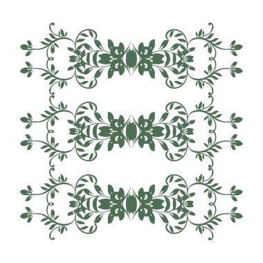 Güzel çiçek sanatı ve mandala vektör tasarımı