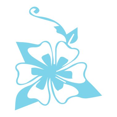 Güzel çiçek sanatı ve mandala vektör tasarımı