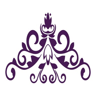 Güzel çiçek sanatı ve mandala vektör tasarımı