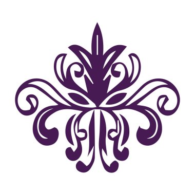 Güzel çiçek sanatı ve mandala vektör tasarımı