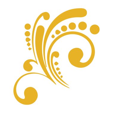 Güzel çiçek sanatı ve mandala vektör tasarımı