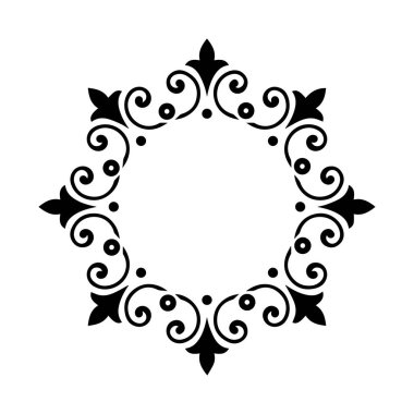 Güzel çiçek sanatı ve mandala vektör tasarımı