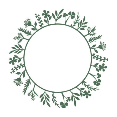 Güzel çiçek sanatı ve mandala vektör tasarımı