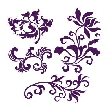 Güzel çiçek sanatı ve mandala vektör tasarımı