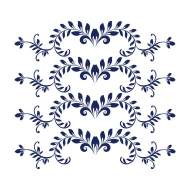 Güzel çiçek sanatı ve mandala vektör tasarımı