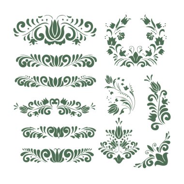 Güzel çiçek sanatı ve mandala vektör tasarımı