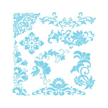 Güzel çiçek sanatı ve mandala vektör tasarımı