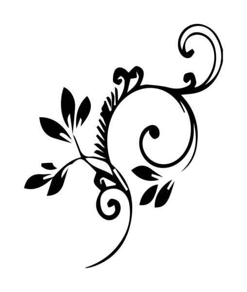 Цветочное искусство и векторный дизайн