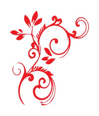 Güzel çiçek sanatı ve mandala vektör tasarımı