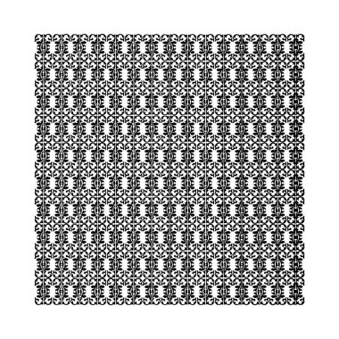 Güzel çiçek sanatı ve mandala vektör tasarımı