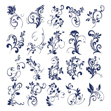 Güzel çiçek sanatı ve mandala vektör tasarımı