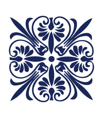 Güzel çiçek sanatı ve mandala vektör tasarımı