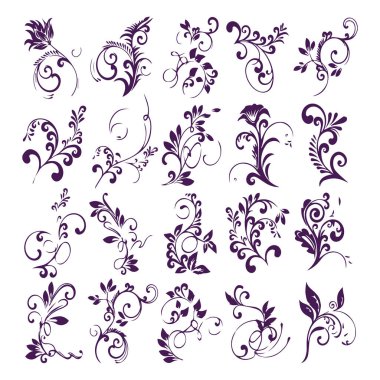 Güzel çiçek sanatı ve mandala vektör tasarımı