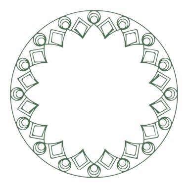 Güzel çiçek sanatı ve mandala vektör tasarımı