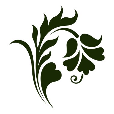 Güzel çiçek sanatı ve mandala vektör tasarımı