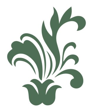 Güzel çiçek sanatı ve mandala vektör tasarımı