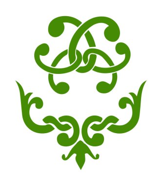 Güzel çiçek sanatı ve mandala vektör tasarımı