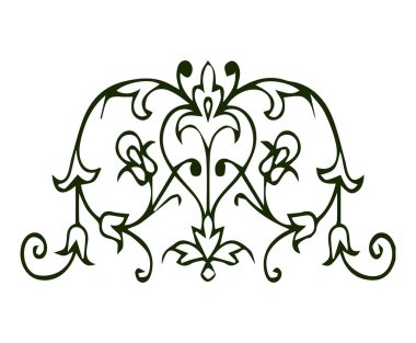 Güzel çiçek sanatı ve mandala vektör tasarımı