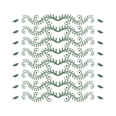 Güzel çiçek sanatı ve mandala vektör tasarımı