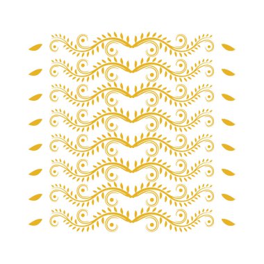 Güzel çiçek sanatı ve mandala vektör tasarımı