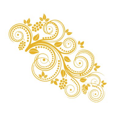 Güzel çiçek sanatı ve mandala vektör tasarımı