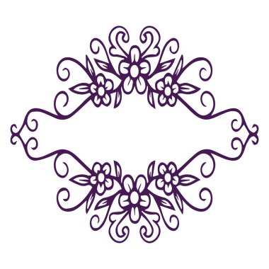 Güzel çiçek sanatı ve mandala vektör tasarımı