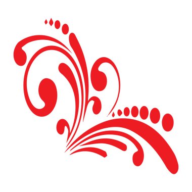 Güzel çiçek sanatı ve mandala vektör tasarımı