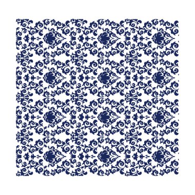 Güzel çiçek sanatı ve mandala vektör tasarımı