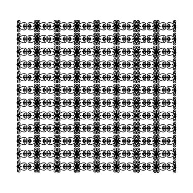 Güzel çiçek sanatı ve mandala vektör tasarımı