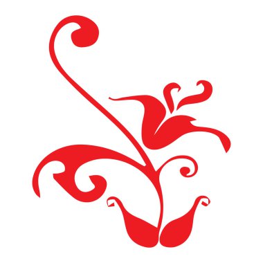 Güzel çiçek sanatı ve mandala vektör tasarımı