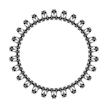 Güzel çiçek sanatı ve mandala vektör tasarımı