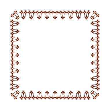 Güzel çiçek sanatı ve mandala vektör tasarımı