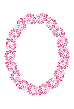 Güzel çiçek sanatı ve mandala vektör tasarımı