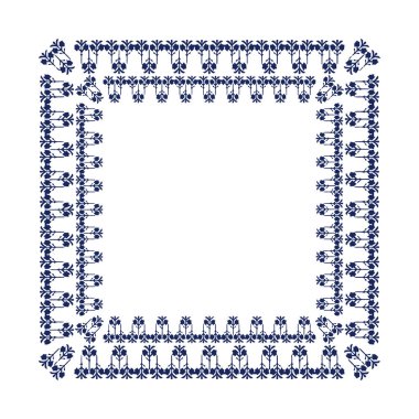 Güzel çiçek sanatı ve mandala vektör tasarımı