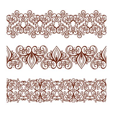 Güzel çiçek sanatı ve mandala vektör tasarımı