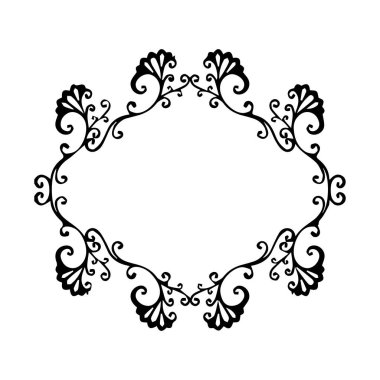 Güzel çiçek sanatı ve mandala vektör tasarımı