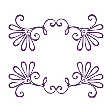 Güzel çiçek sanatı ve mandala vektör tasarımı