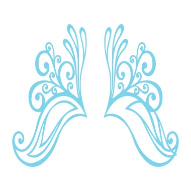 Güzel çiçek sanatı ve mandala vektör tasarımı