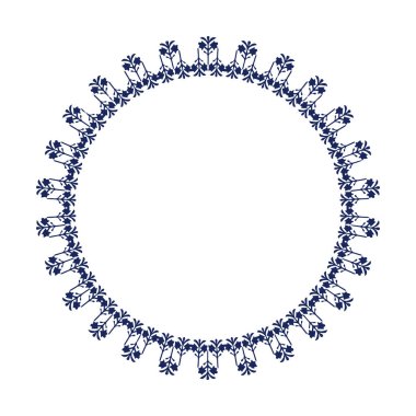 Güzel çiçek sanatı ve mandala vektör tasarımı