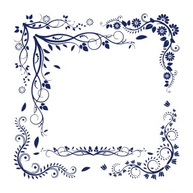 Güzel çiçek sanatı ve mandala vektör tasarımı