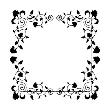 Güzel çiçek sanatı ve mandala vektör tasarımı