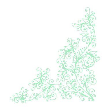 Güzel çiçek sanatı ve mandala vektör tasarımı