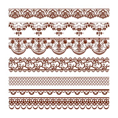 Güzel çiçek sanatı ve mandala vektör tasarımı