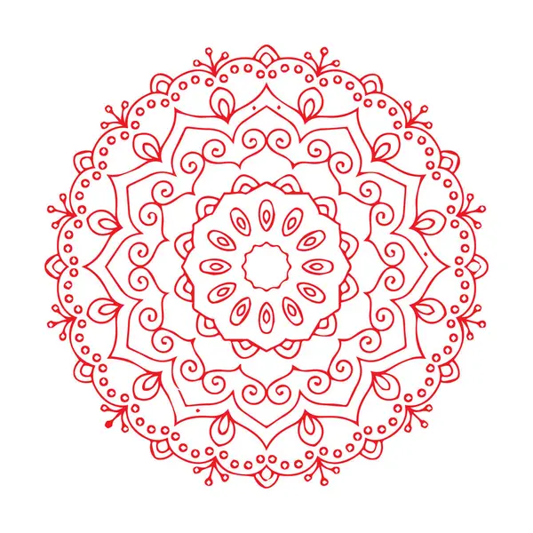 Güzel çiçek sanatı ve mandala vektör tasarımı