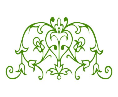 Güzel çiçek sanatı ve mandala vektör tasarımı