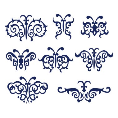 Güzel çiçek sanatı ve mandala vektör tasarımı